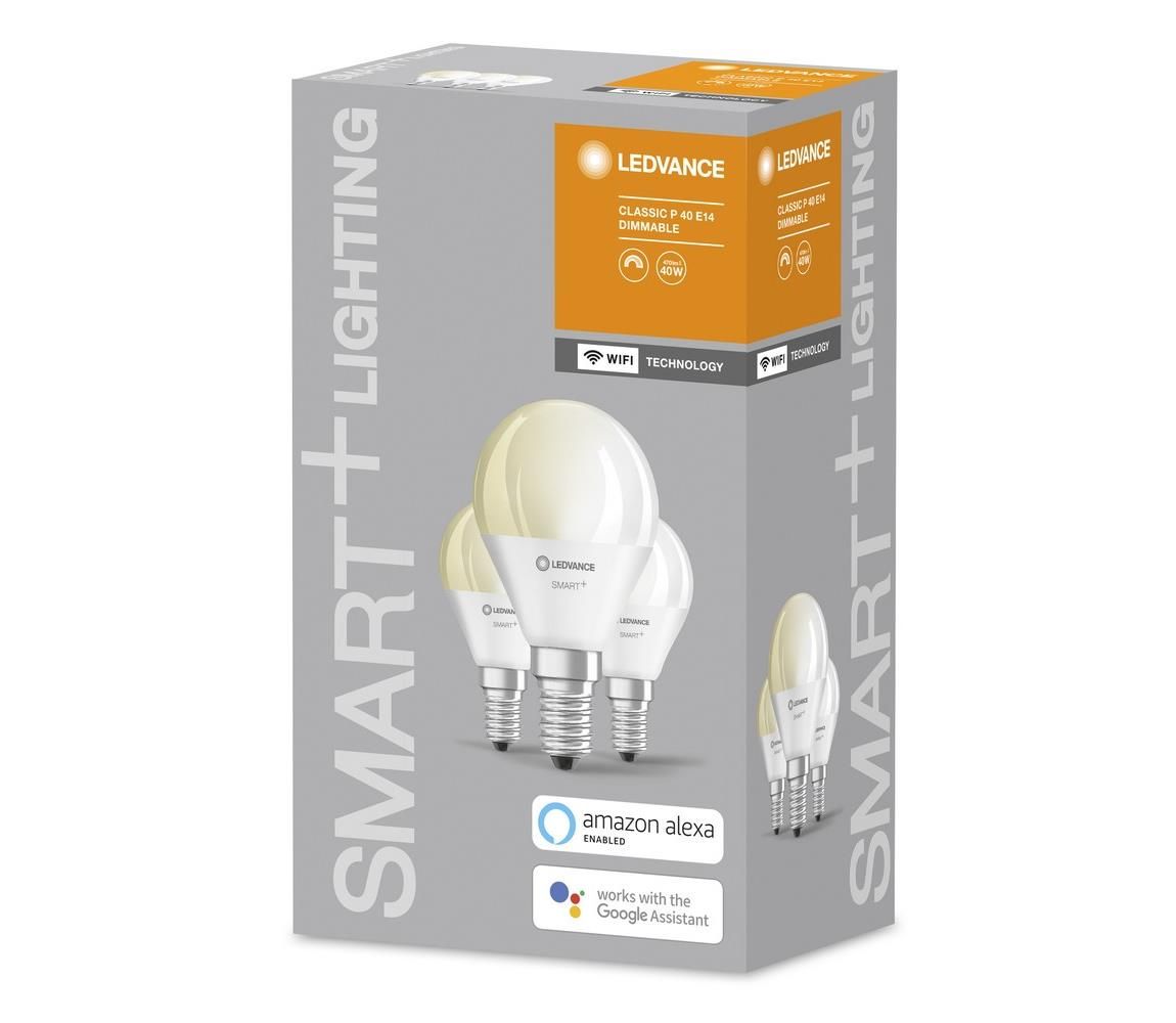 Ledvance SADA 3x LED Stmívatelná žárovka SMART+ E14/5W/230V 2700K - Ledvance  -  Svět-svítidel.cz