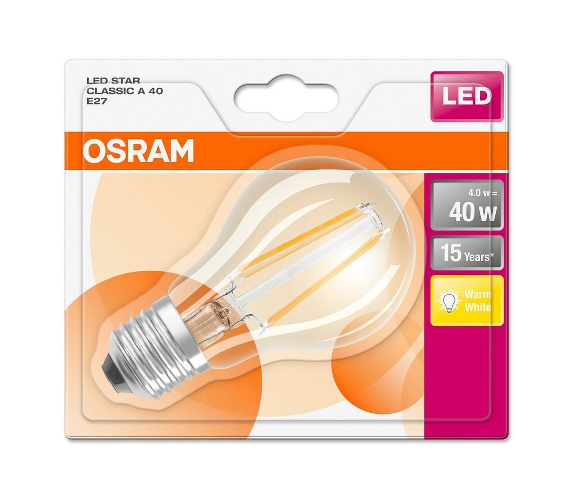 Osram LED Žárovka RETROFIT E27/4W/230V 2700K - Osram  -  Svět-svítidel.cz