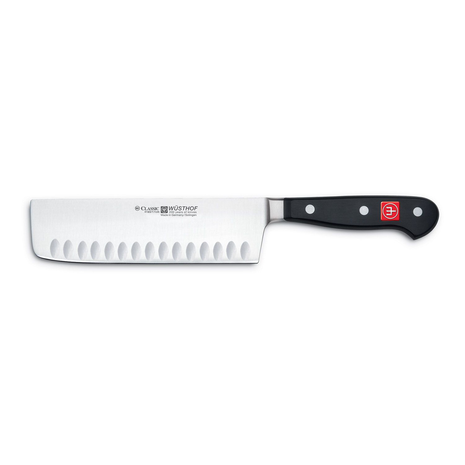 WÜSTHOF Japonský nůž Nakiri s výbrusem 17 cm Classic - Chefshop.cz