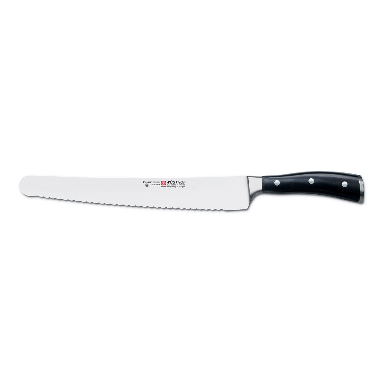 WÜSTHOF Plátkovací nůž Super Slicer 26 cm Classic Ikon - Chefshop.cz