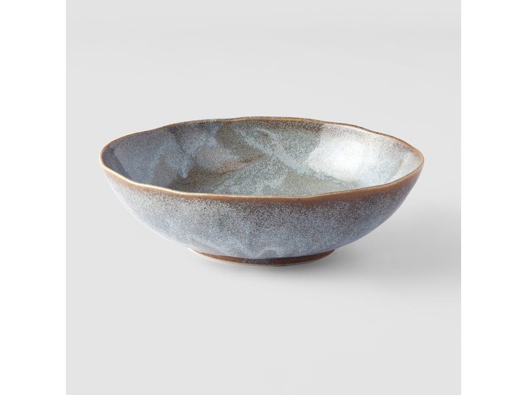 MADE IN JAPAN Steel Gray Large Oval Bowl 20/18 cm - Chefshop.cz