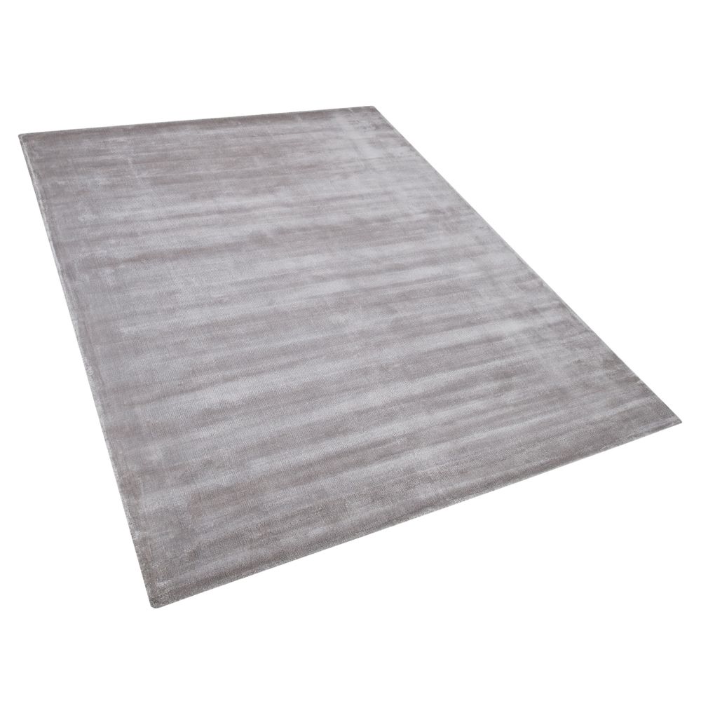 Viskózový koberec 160 x 230 cm světle šedý GESI II - Beliani.cz