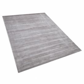 Viskózový koberec 160 x 230 cm světle šedý GESI II Beliani.cz