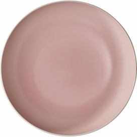 Bílo-růžová porcelánová servírovací miska Villeroy & Boch Uni, ⌀ 26 cm