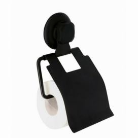 COMPACTOR Držák na toaletní papír Compactor Bestlock Black, systém s přísavkou - bez vrtání