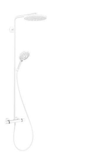 Sprchový systém Hansgrohe Raindance-Select s termostatickou baterií matná bílá 27633700 - Siko - koupelny - kuchyně