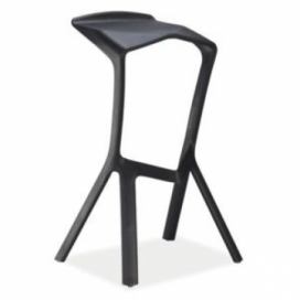 Černá barová židle VOLT
