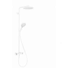 Sprchový systém Hansgrohe Raindance-Select s termostatickou baterií matná bílá 27633700