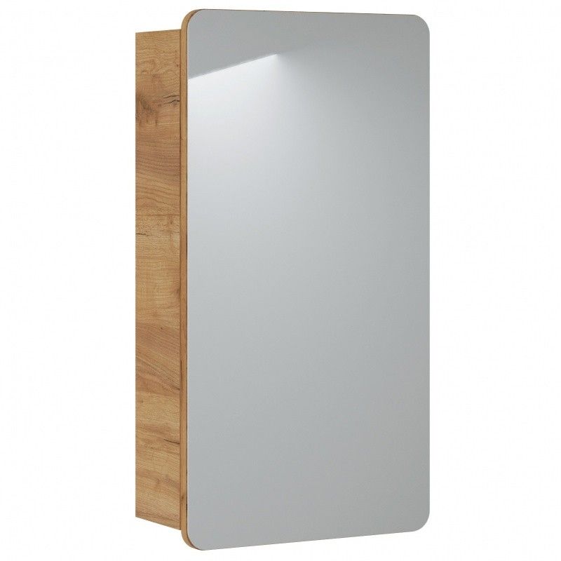Comad Koupelnová skříňka se zrcadlem Aruba 842 1D dub craft zlatý - Houseland.cz
