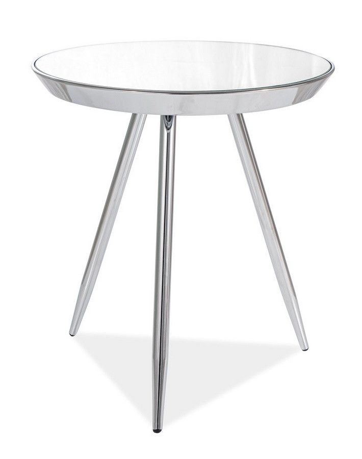 Casarredo Konferenční stolek BORA C chróm/zrcadlo - ATAN Nábytek
