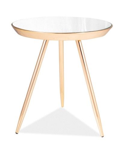 Casarredo Konferenční stolek BORA C zlatá/zrcadlo - ATAN Nábytek