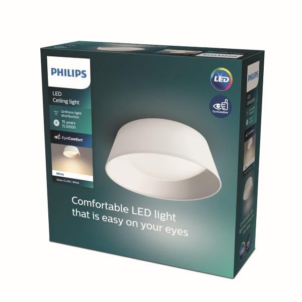 Philips Dawn CL258 LED stropní svítidlo 1x14W | 1100lm | 3000K - ochrana EyeComfort, bílá - Dekolamp s.r.o.