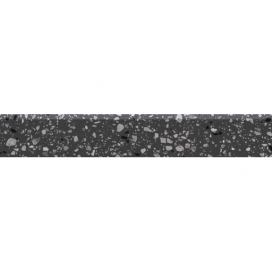 Sokl Rako Porfido černá 9,5x60 cm mat / lesk DSAS4812.1
