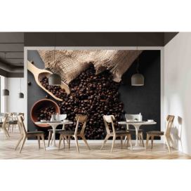 Malvis Tapeta Zrna kávy Vel. (šířka x výška): 144 x 105 cm