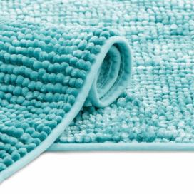AmeliaHome Koupelnový koberec Bati světle modrý, velikost 70x120
