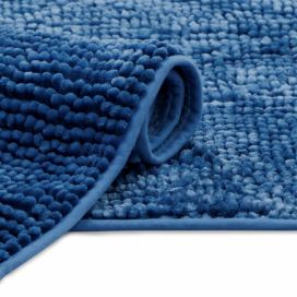 AmeliaHome Koupelnový koberec Bati tmavě modrý, velikost 60x90