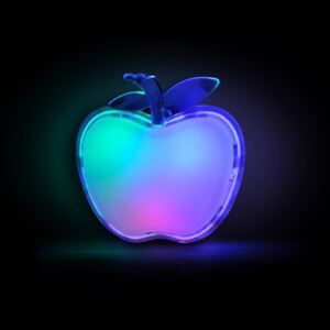 Noční LED světélko jablko, 0,5W, RGB, 230V, vypínač - Favi.cz