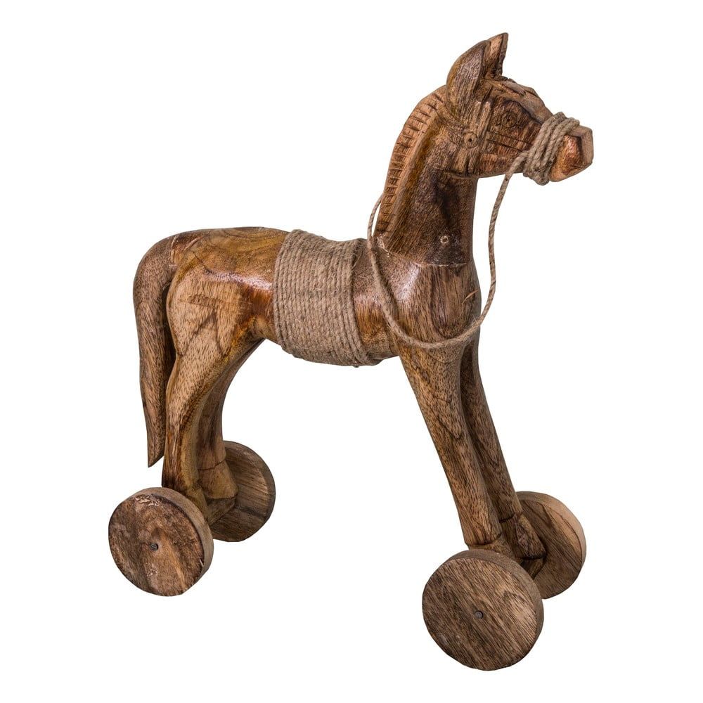 Dekorativní dřevěná socha koně Antic Line Cheval, výška 31 cm - Bonami.cz