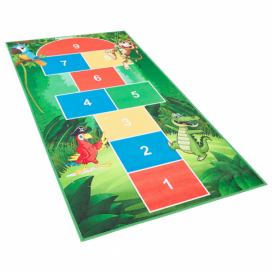 Dětský hrací koberec 80x150 cm zelený BABADAG