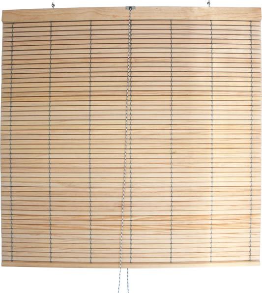 Vingo Dřevěná roleta na pergolu – přírodní Šířka rolety: 120 cm, Rozvin rolety: 150 cm - Vingo