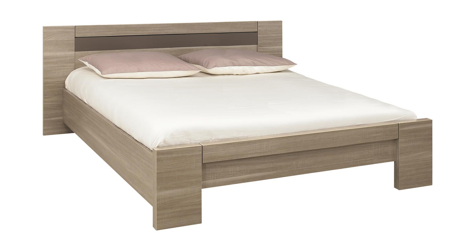 Aldo Manželská postel s šuplíkem 180x200 Moka - Nábytek ALDO