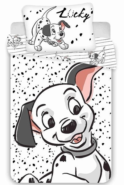 Jerry fabrics Disney povlečení do postýlky 101 Dalmatians baby 100x135 + 40x60 cm   - POVLECENI-OBCHOD.CZ