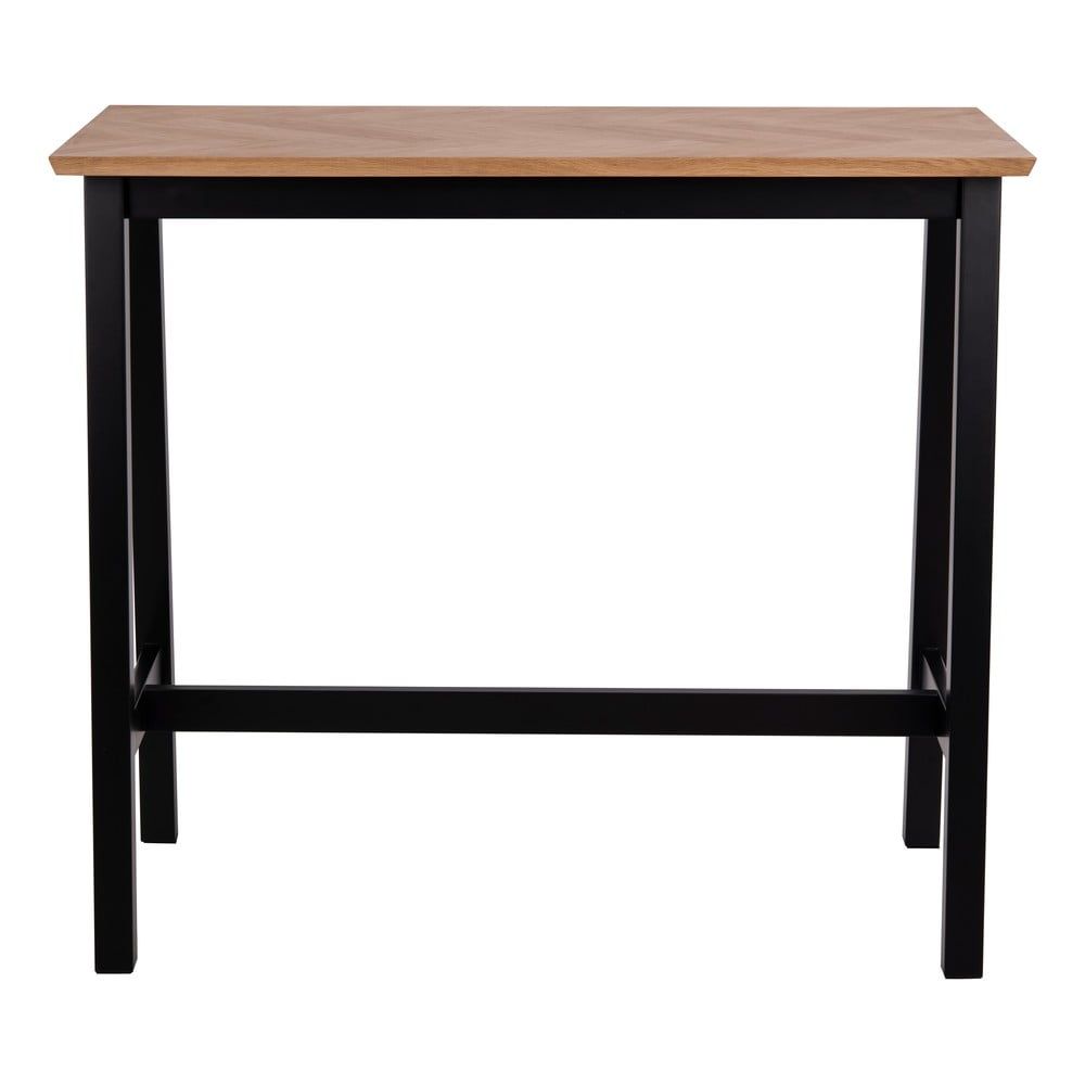 Dubový pracovní stůl Woodman Frame I. s kovovou podnoží 100 x 35 cm - Bonami.cz