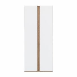 Bílý kovový stojan na toaletní papír M - 18*18*60 cm J-Line by Jolipa