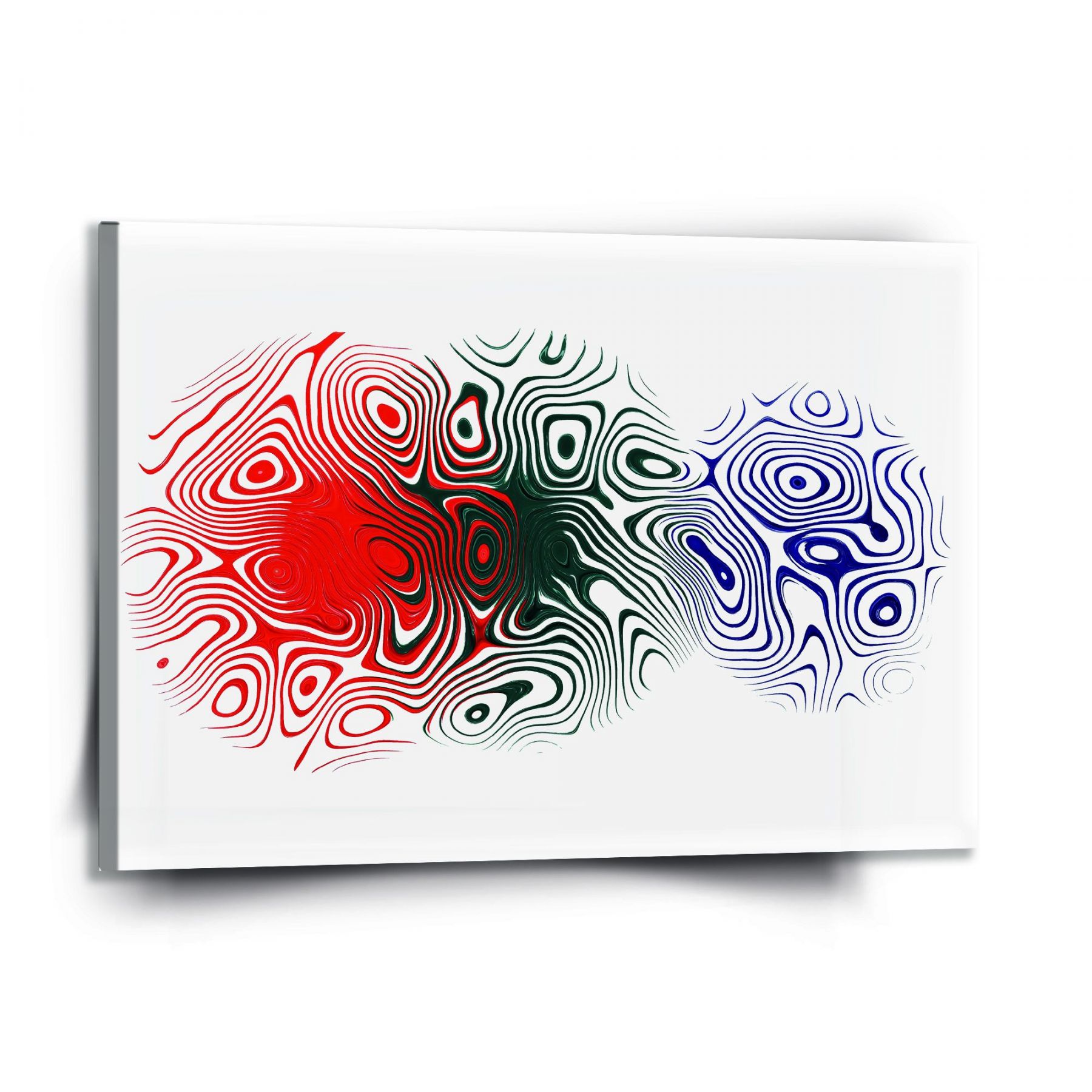 Obraz SABLIO - Dvoubarevná abstrakce 150x110 cm - E-shop Sablo s.r.o.
