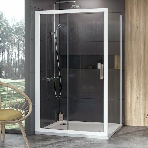 Boční zástěna ke sprchovým dveřím 100x190 cm Ravak 10° bílá 9UVA0100Z1 - Siko - koupelny - kuchyně