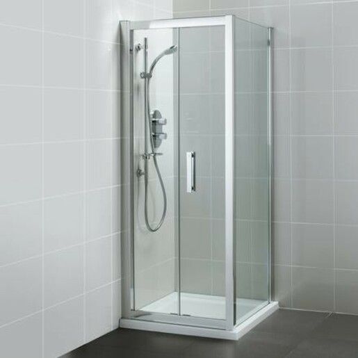 Ideal Standard Pevná stěna 800 mm, lesklá stříbrná/čiré sklo L6400EO - Hezká koupelna s.r.o.