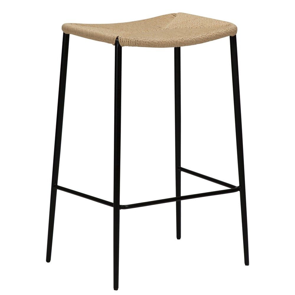 Béžová přírodní barová židle DAN-FORM Denmark Stiletto, výška 68 cm - Bonami.cz
