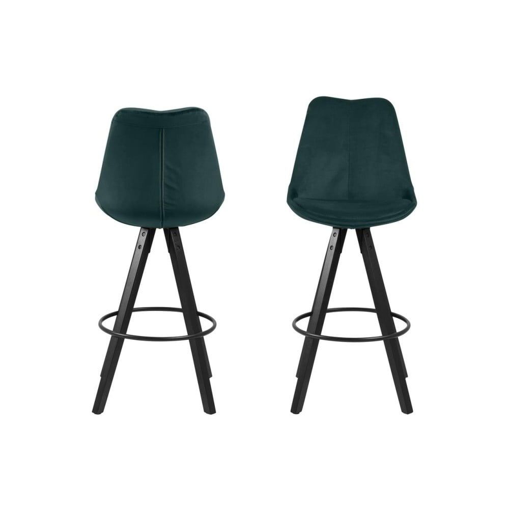 Sada 2 zelených barových židlí Actona Dima - 96design.cz