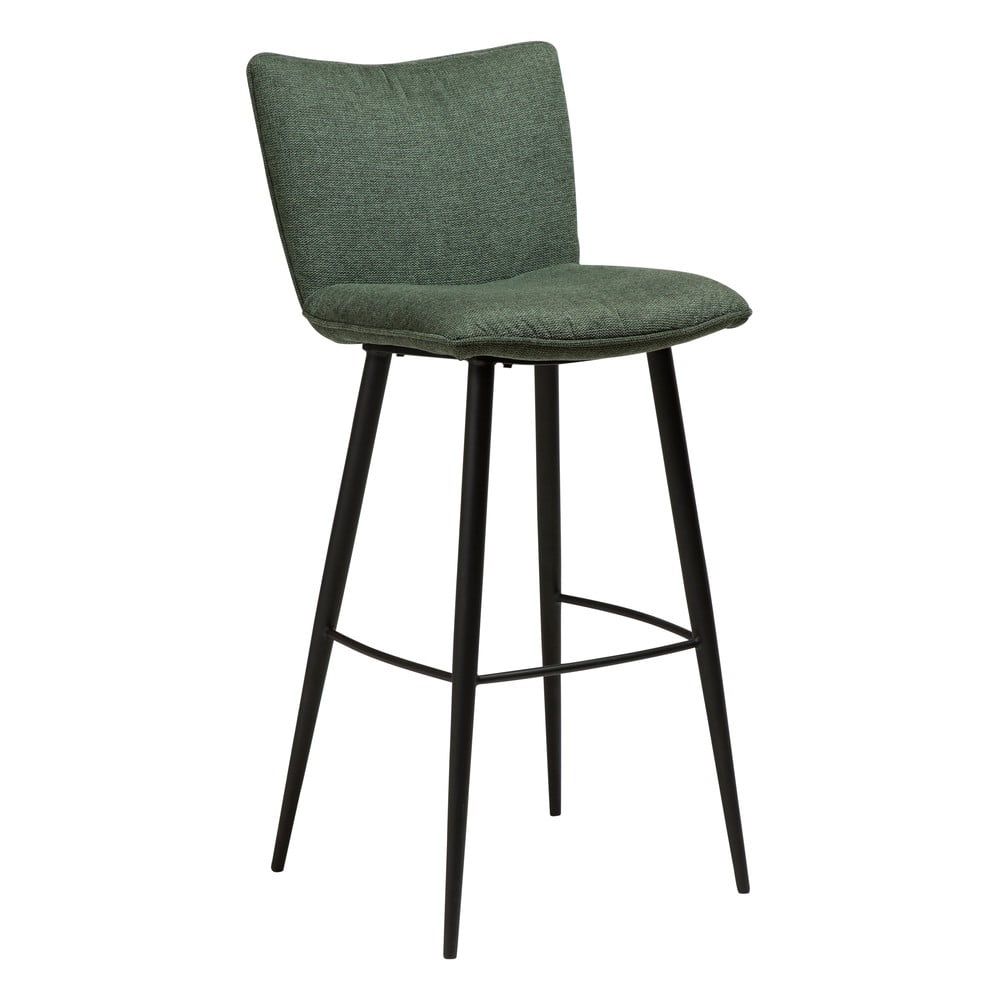 Zelená barová židle s ocelovými nohami DAN-FORM Join, výška 103 cm - Bonami.cz