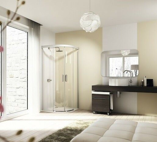 Sprchové dveře 90x90 cm Huppe Design Elegance 8E3018.092.322 - Siko - koupelny - kuchyně