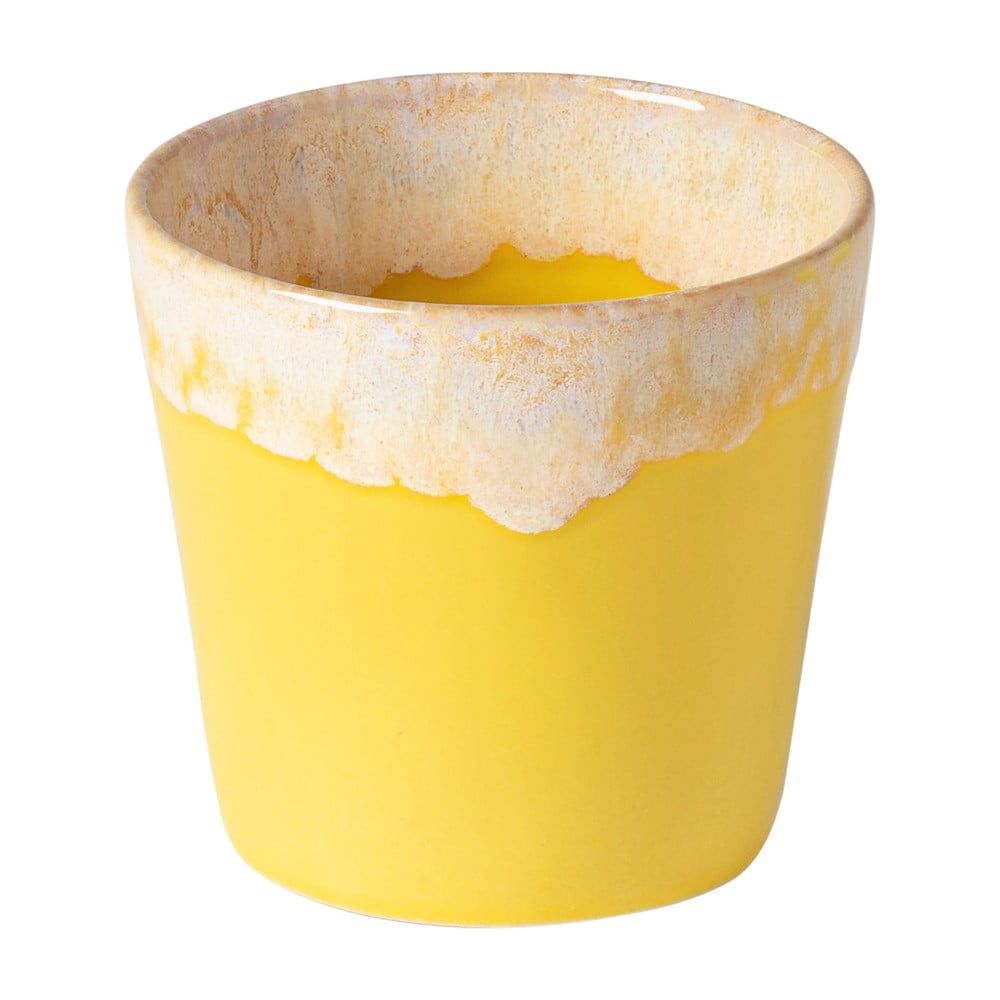 Žluto-bílý šálek z kameniny 210 ml Grespresso – Costa Nova - Bonami.cz