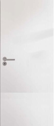 Interiérové dveře Naturel Ibiza pravé 90 cm bílé IBIZABF90P - Siko - koupelny - kuchyně