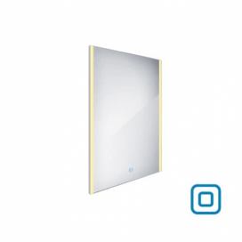 Zrcadlo se senzorem Nimco 60x80 cm hliník ZP 11002V Siko - koupelny - kuchyně