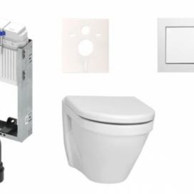 Cenově zvýhodněný závěsný WC set TECE k zazdění + WC Vitra S50 KMPLS50T