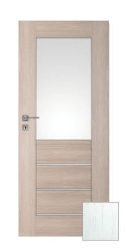 Interiérové dveře Naturel Perma pravé 90 cm borovice bílá PERMA2BB90P - Siko - koupelny - kuchyně