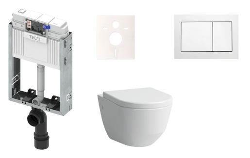 Cenově zvýhodněný závěsný WC set TECE k zazdění + WC Laufen Laufen Pro KMPLPROAT - Siko - koupelny - kuchyně