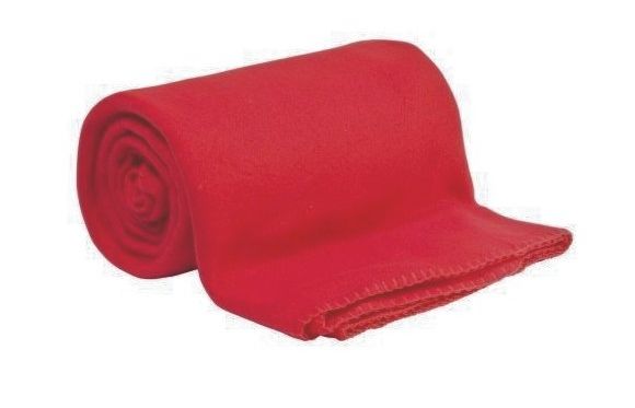 Fleecová deka červená Rozměr: 150 x 200 cm - Výprodej Povlečení