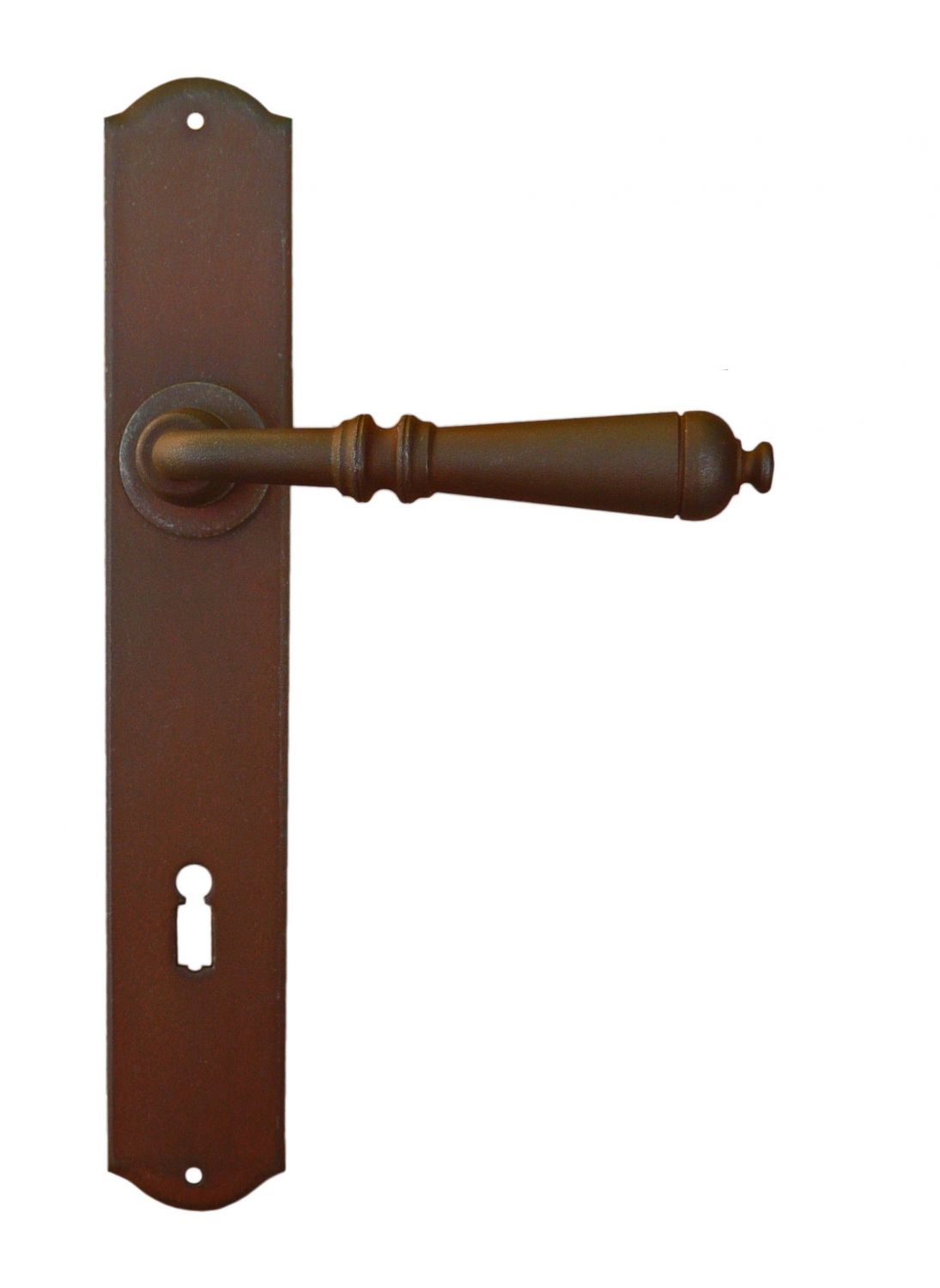 GALBUSERA Kovaná klika na dveře model 2700 - železo, antická černá - KLIKSHOP s.r.o.