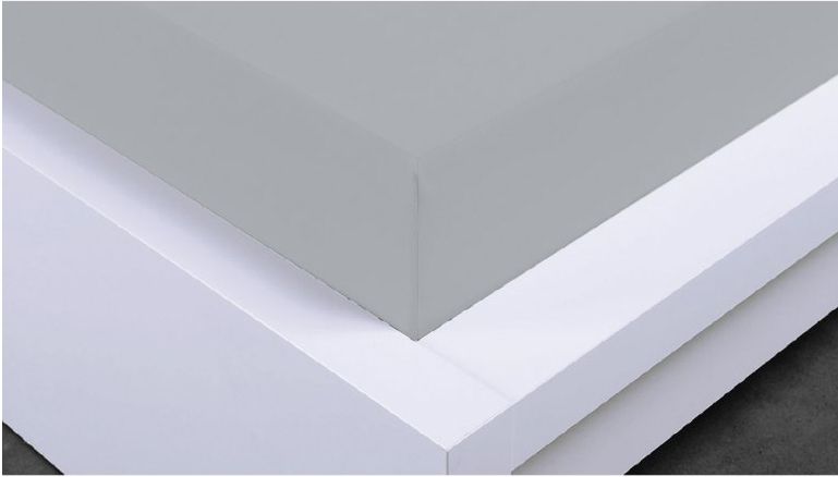 Home Elements Napínací prostěradlo Jersey 90x200 cm, světle šedá, bavlna - moderninakup.cz