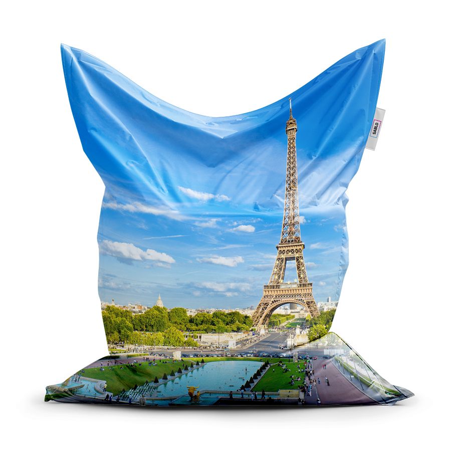 Sedací vak SABLIO - Eiffel Tower 5 150x100 cm - E-shop Sablo s.r.o.