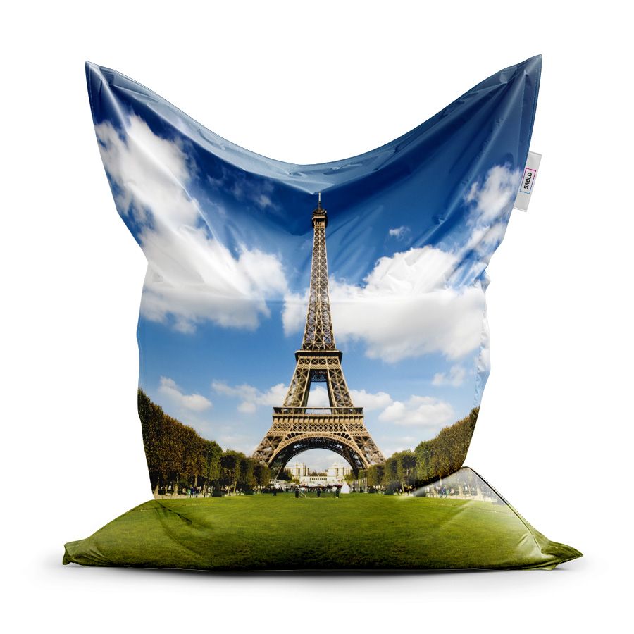 Sedací vak SABLIO - Eiffelova věž 150x100 cm - E-shop Sablo s.r.o.