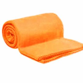 Fleecová deka oranžová 150x200 cm