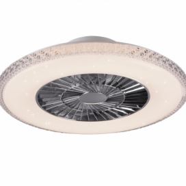 Trio R62412106 LED přisazený lustr s ventilátorem Harstad 1x40W | 3000lm | 3000-6500K - stmívatelné, s dálkovým ovladačem