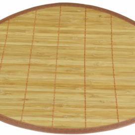 Vingo Bambusové kulaté prostírání s obšitím - 25 cm