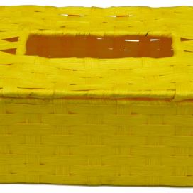 Vingo Box na kapesníky žlutý